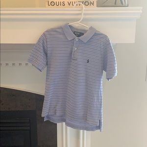 Blue striped Polo shirt